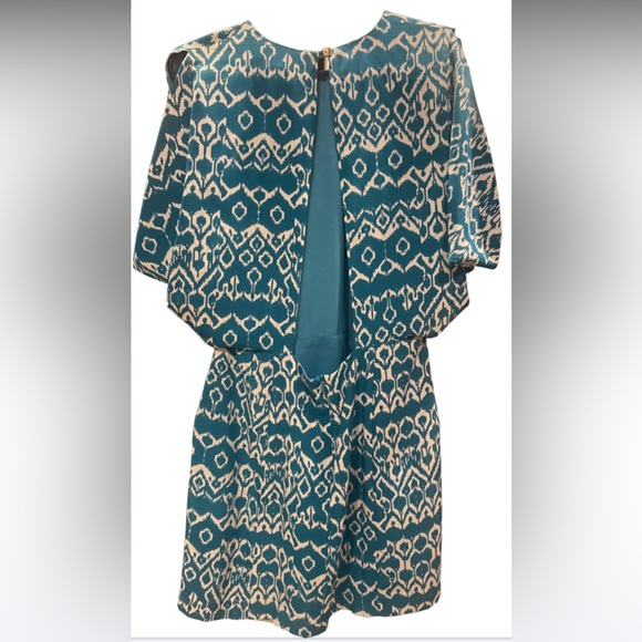 Wren 100% Silk Geometric Print Dress - Picture 3 of 11